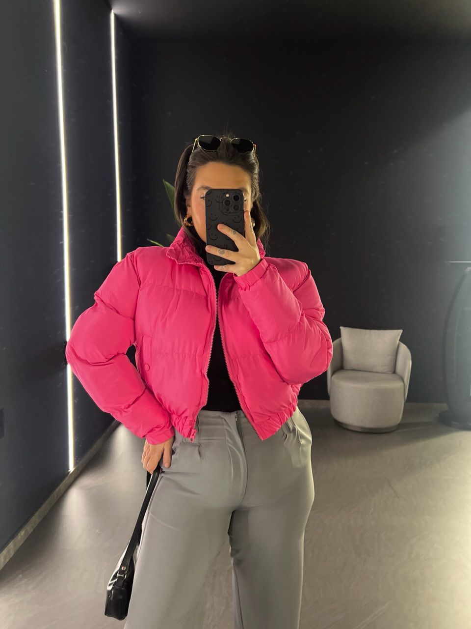 PUFFER BRUNA LISA PINK