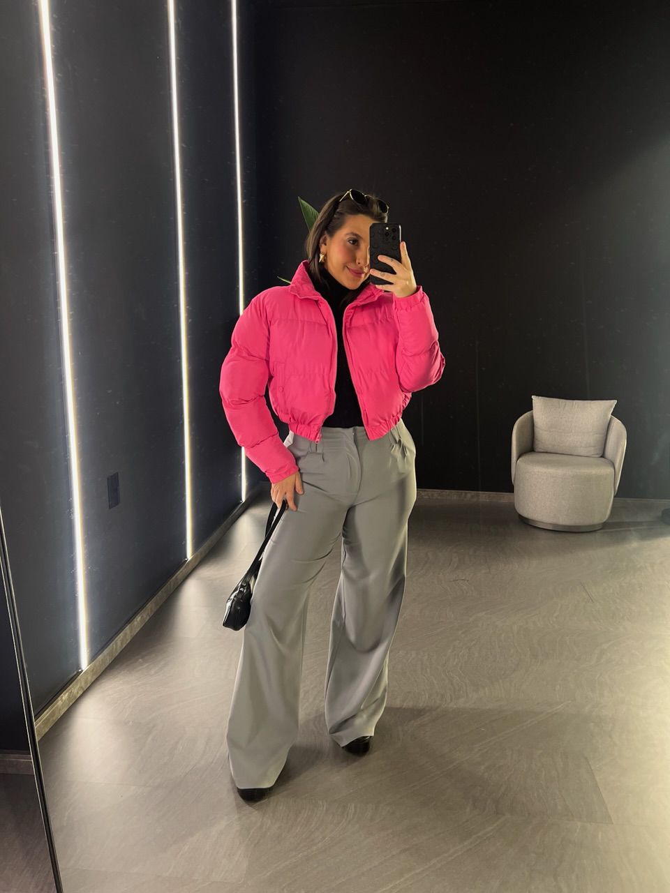 PUFFER BRUNA LISA PINK