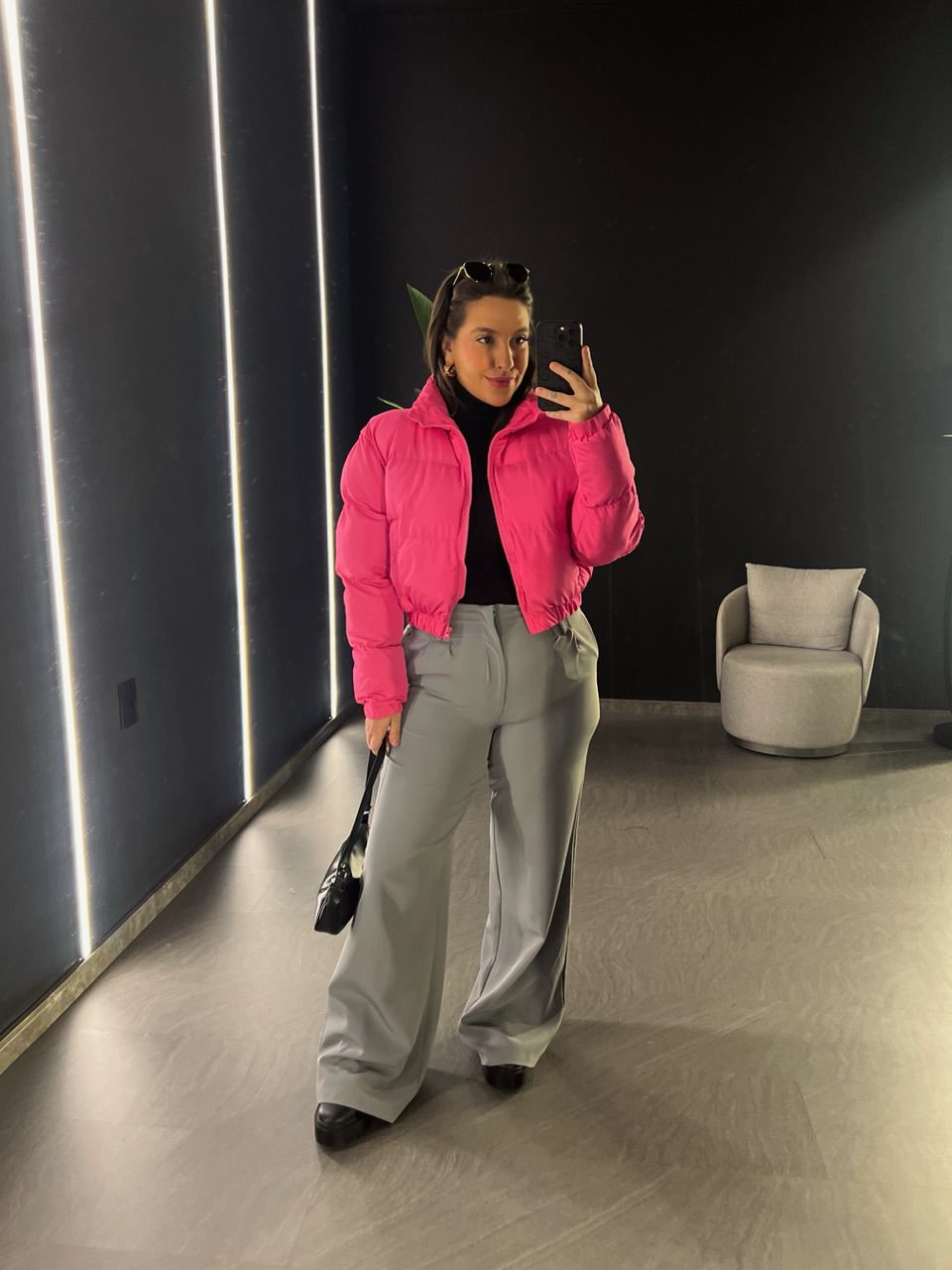 PUFFER BRUNA LISA PINK