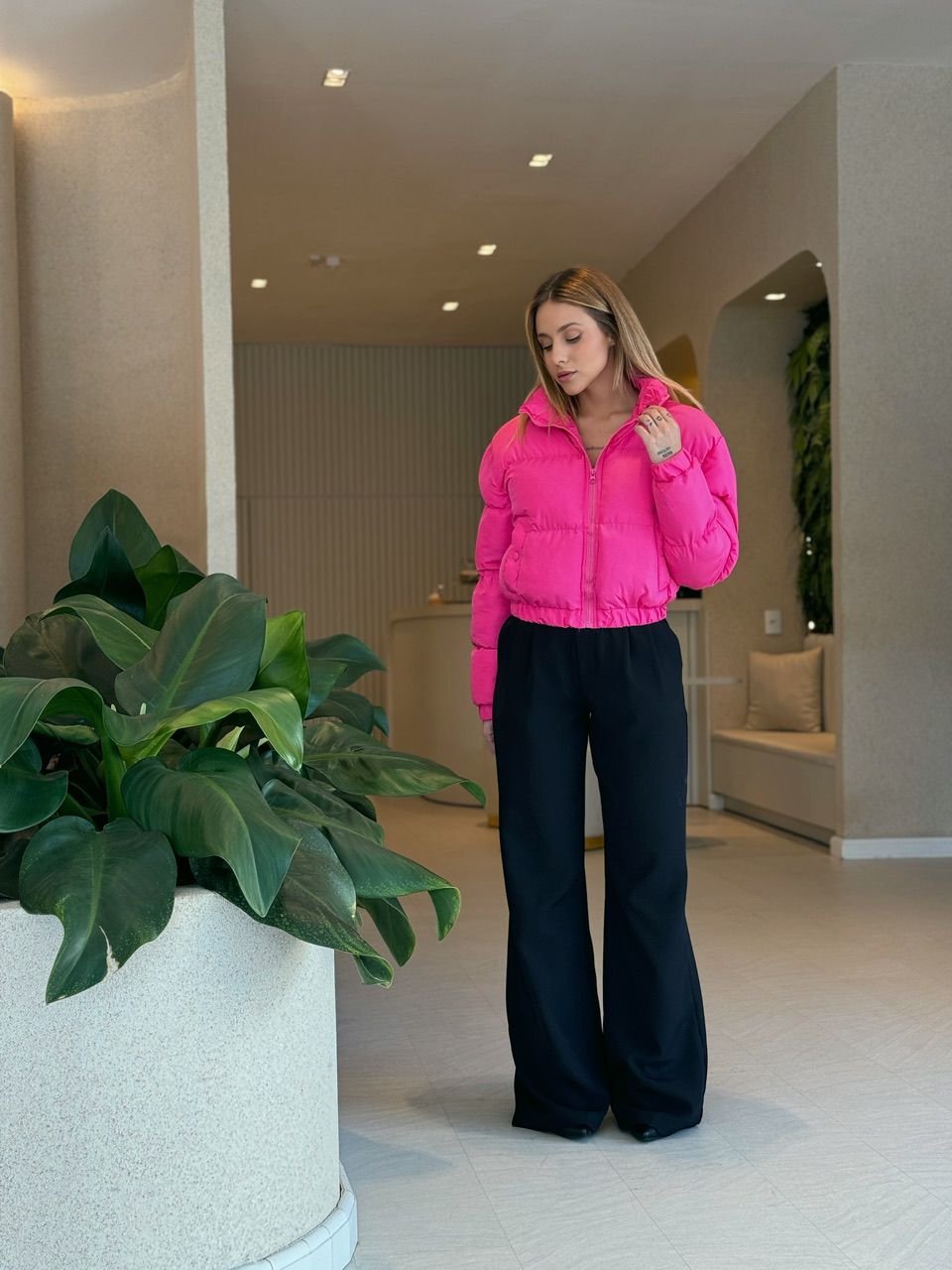 PUFFER BRUNA LISA PINK