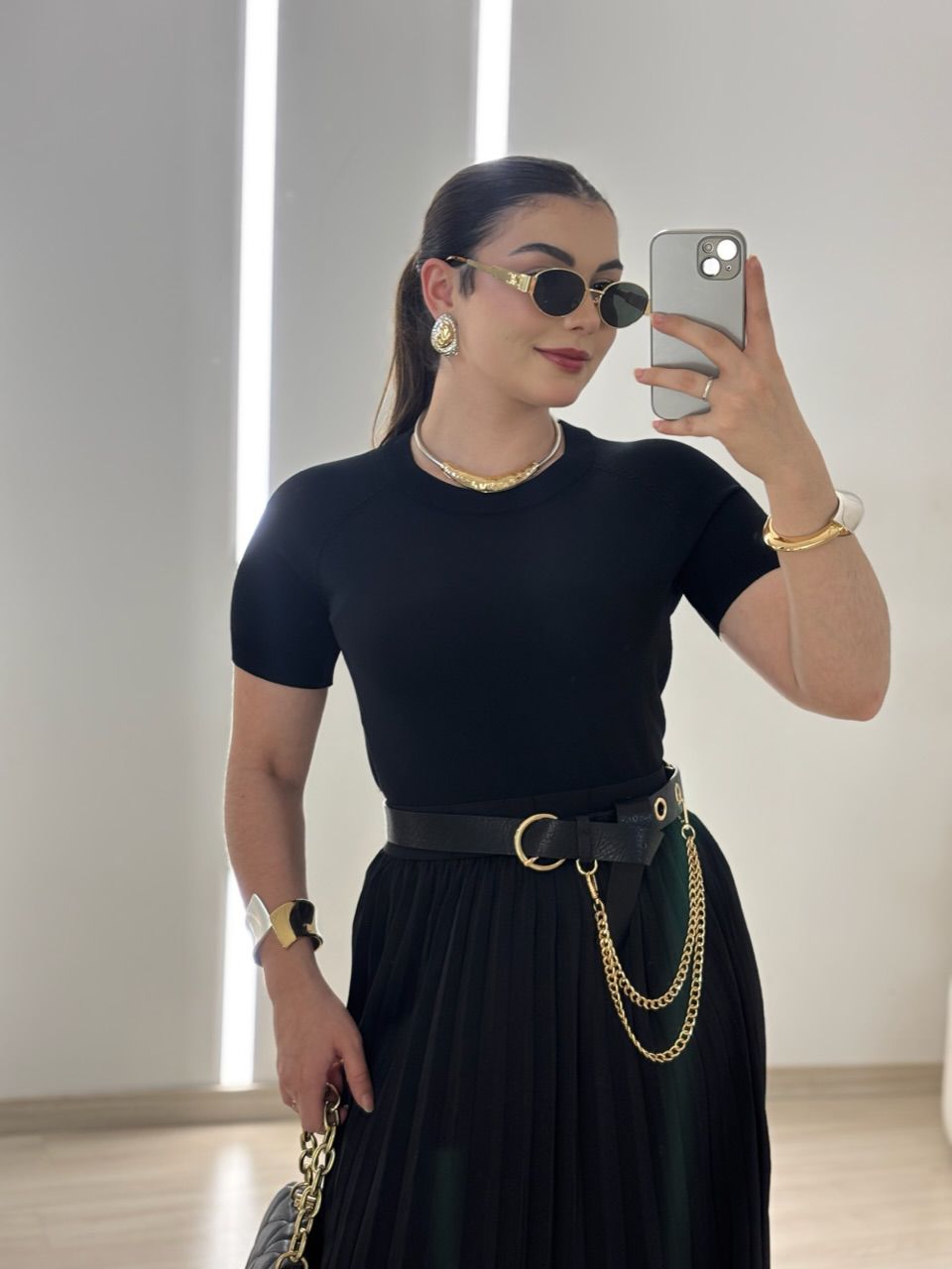 BLUSA YANE TRICOT PRETA