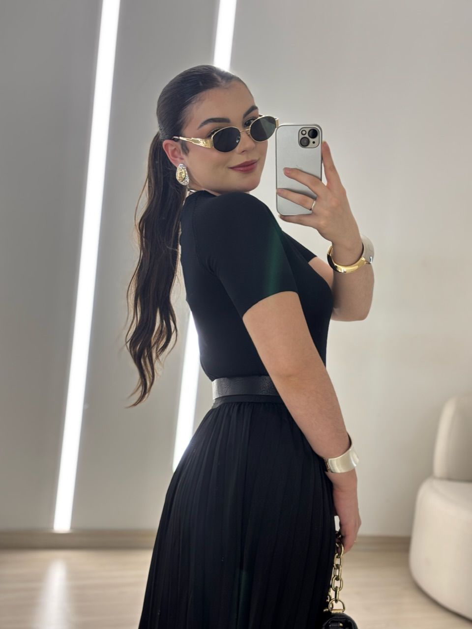 BLUSA YANE TRICOT PRETA