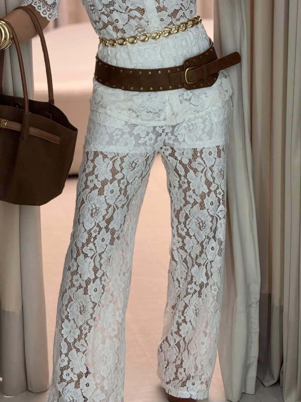 CALÇA RUTY RENDA OFF
