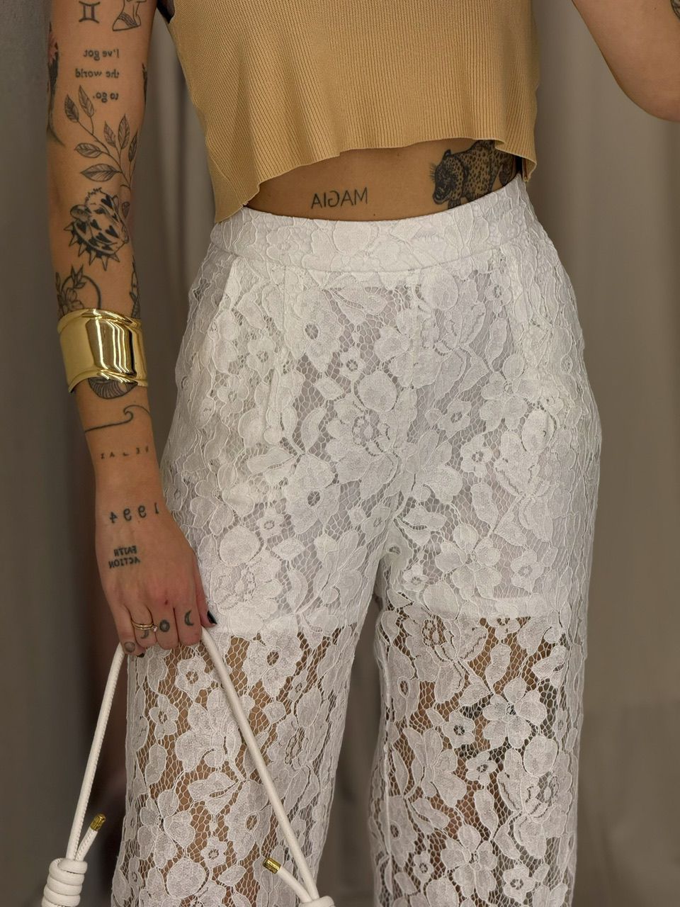 CALÇA RUTY RENDA OFF