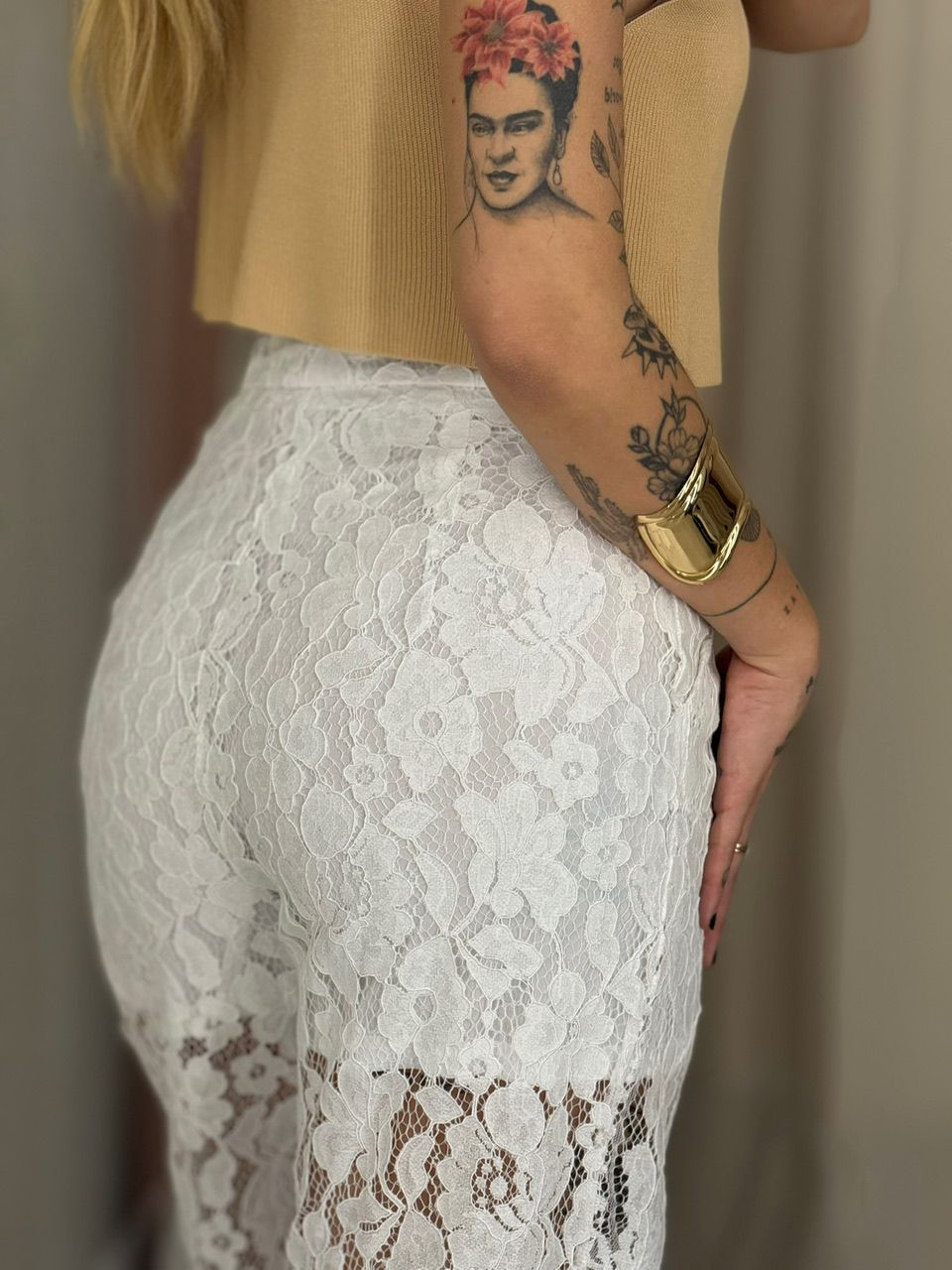 CALÇA RUTY RENDA OFF