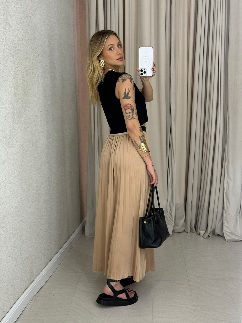 SAIA MARTA PLISSADA NUDE