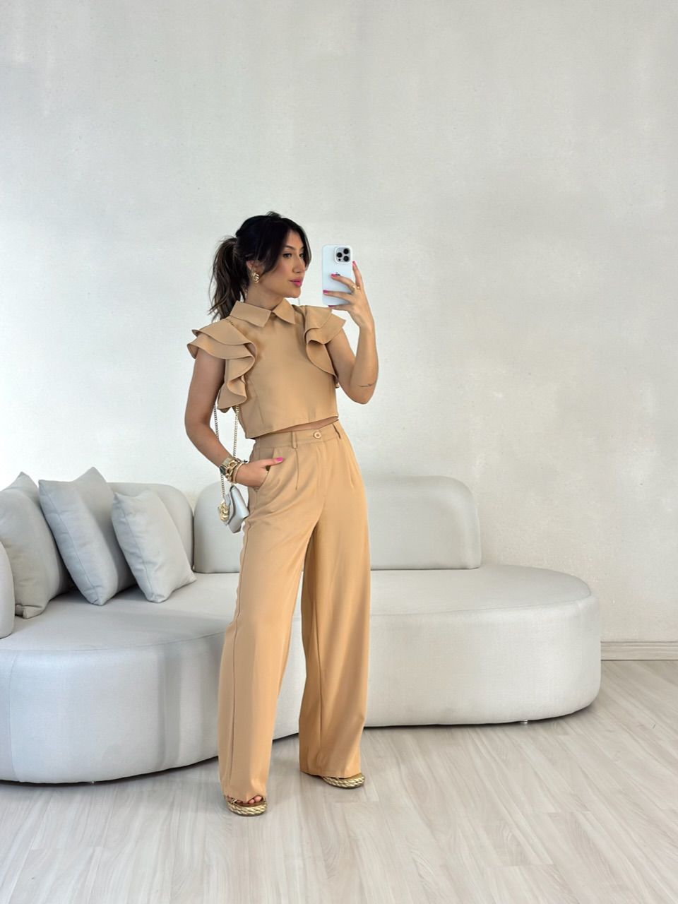 CONJUNTO DÉBORA CALÇA NUDE