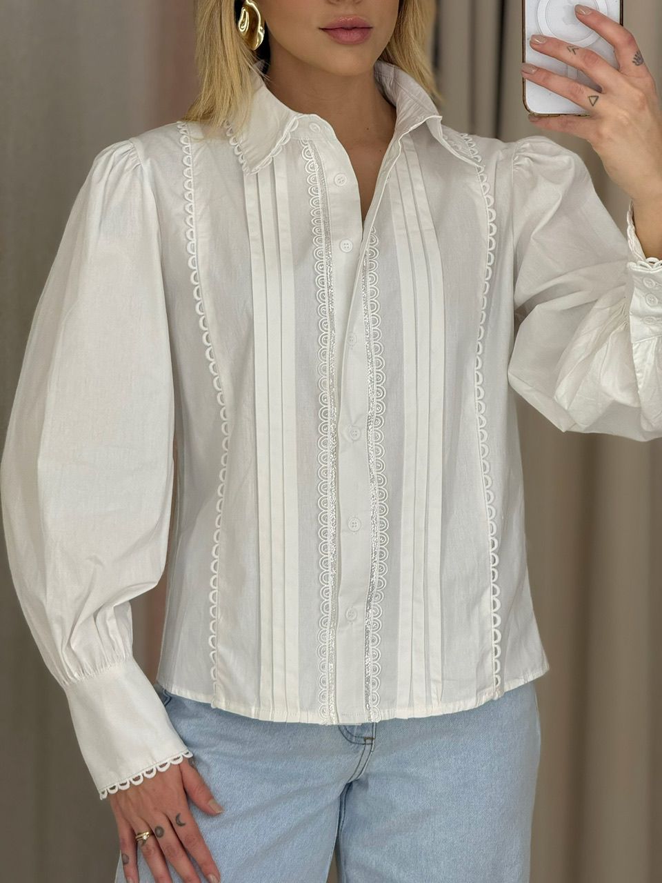 CAMISA GABI GUIPIR OFF