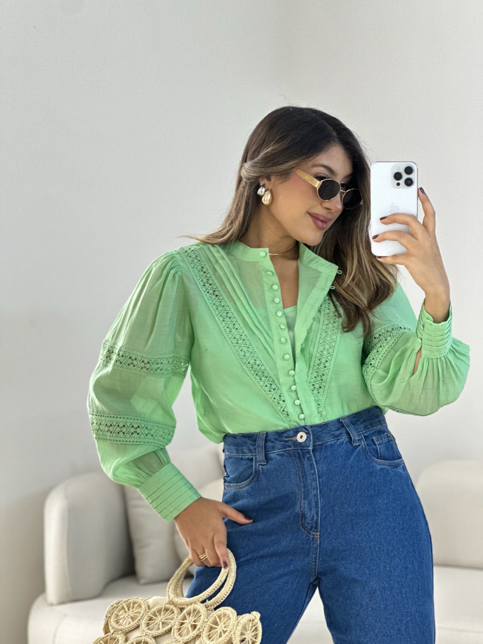 CAMISA LAURA LAISE VERDE