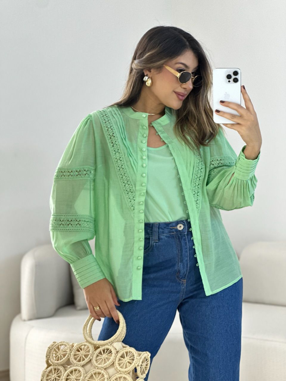 CAMISA LAURA LAISE VERDE