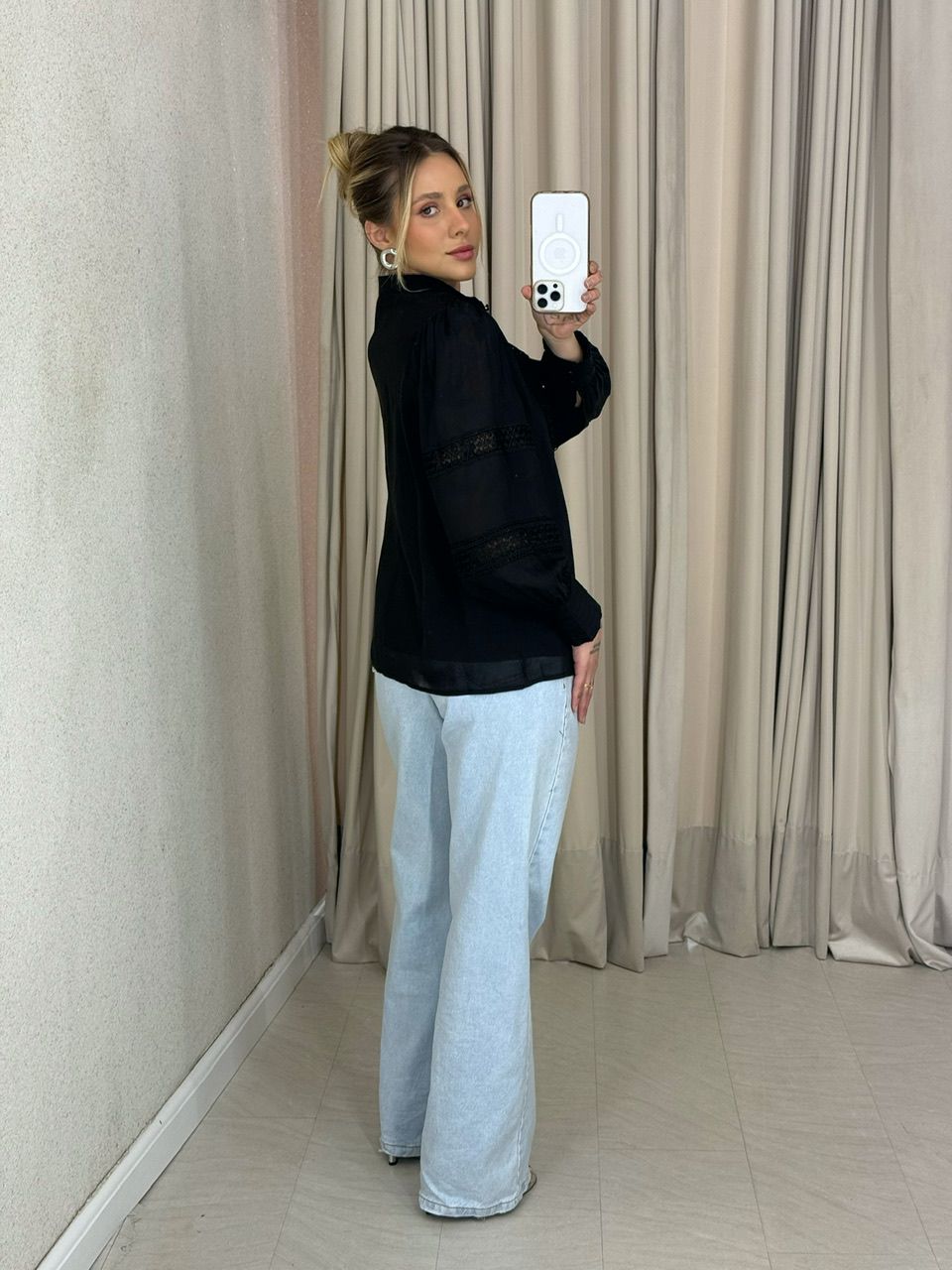 CAMISA LAURA LAISE PRETO