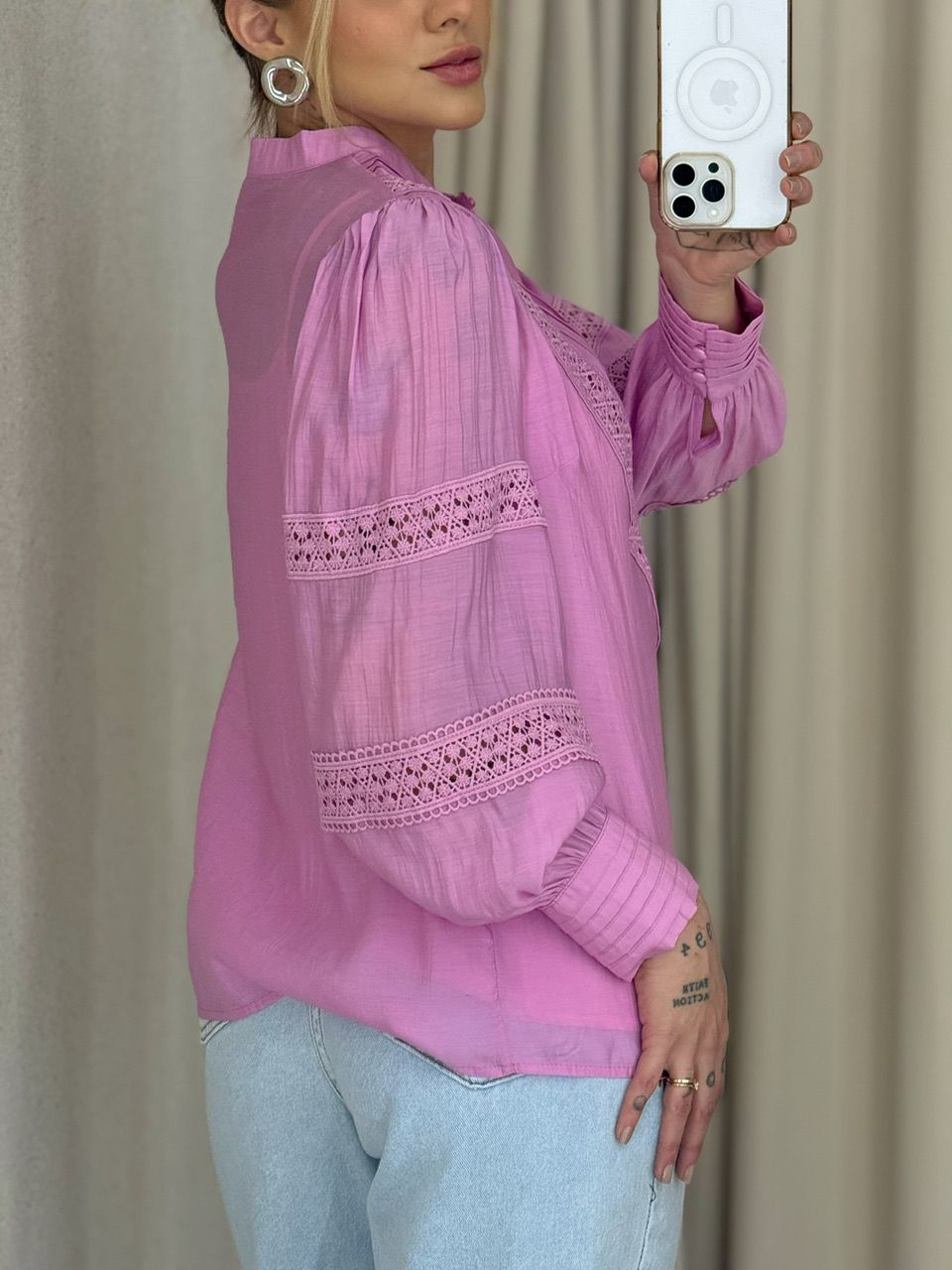 CAMISA LAURA LAISE ROSA