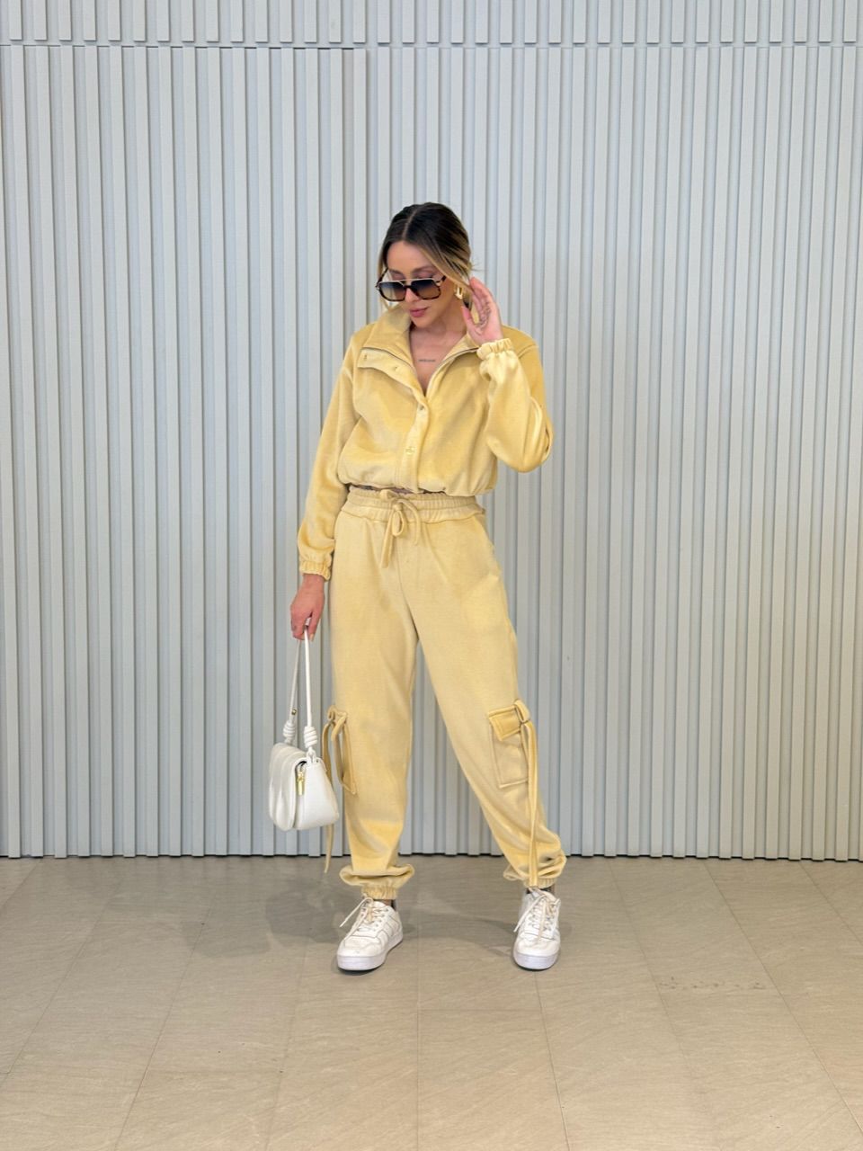 CONJUNTO ELOISA COTELÊ YELLOW BUTTER