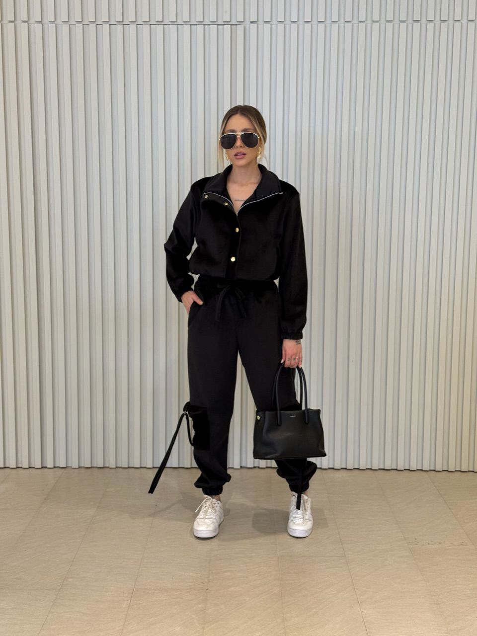 CONJUNTO ELOISA COTELÊ PRETO