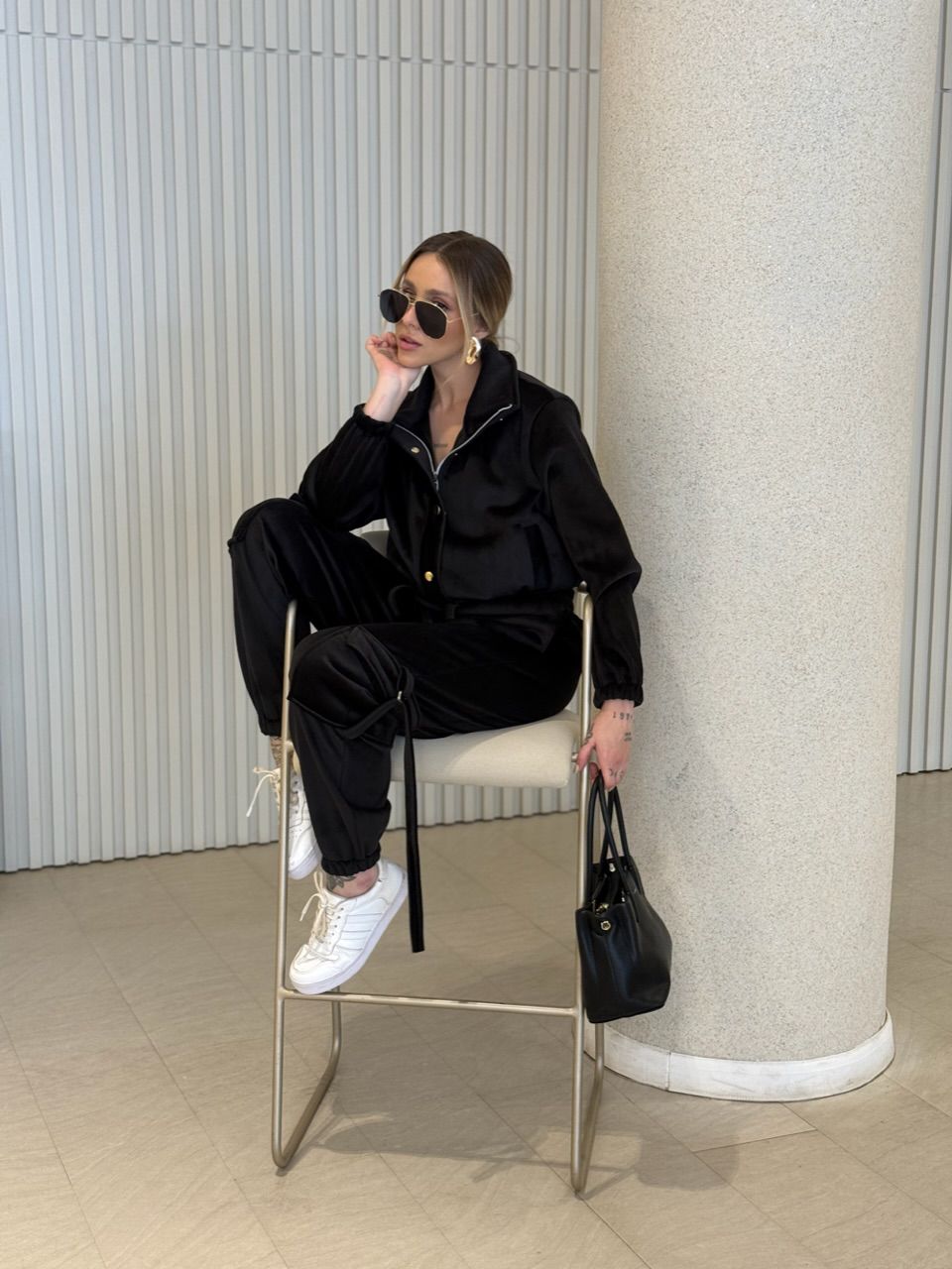 CONJUNTO ELOISA COTELÊ PRETO