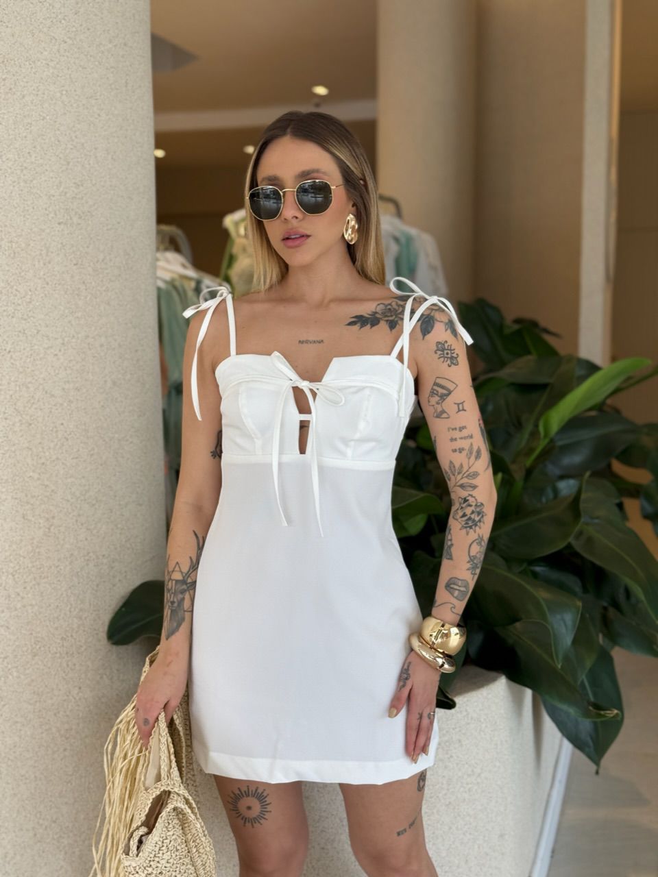 VESTIDO LUMA ALÇA off - 0068350048 - CAROLLA FERRARO
