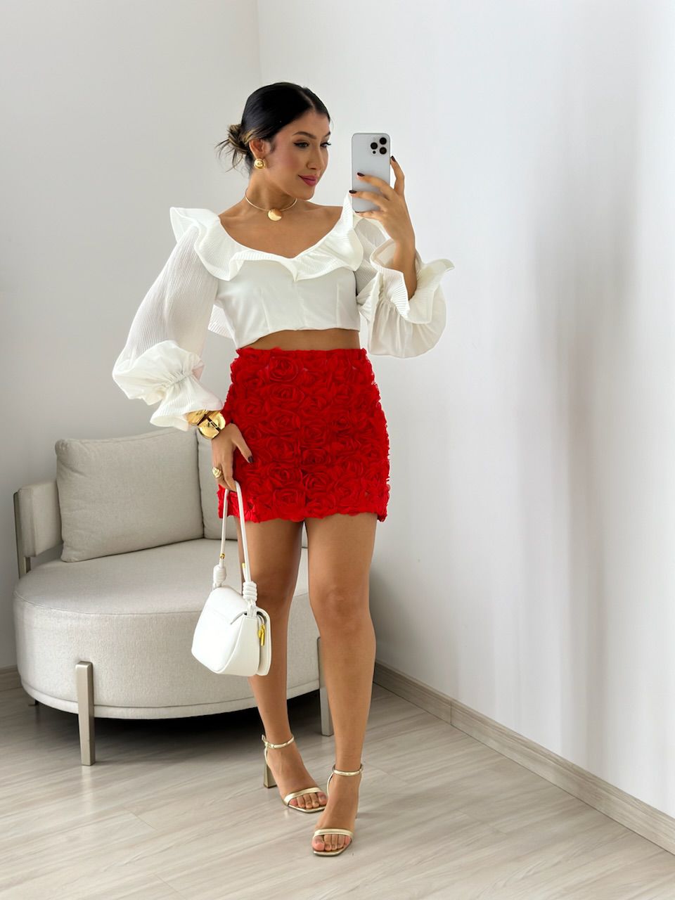SAIA ROSANA FLORES VERMELHA