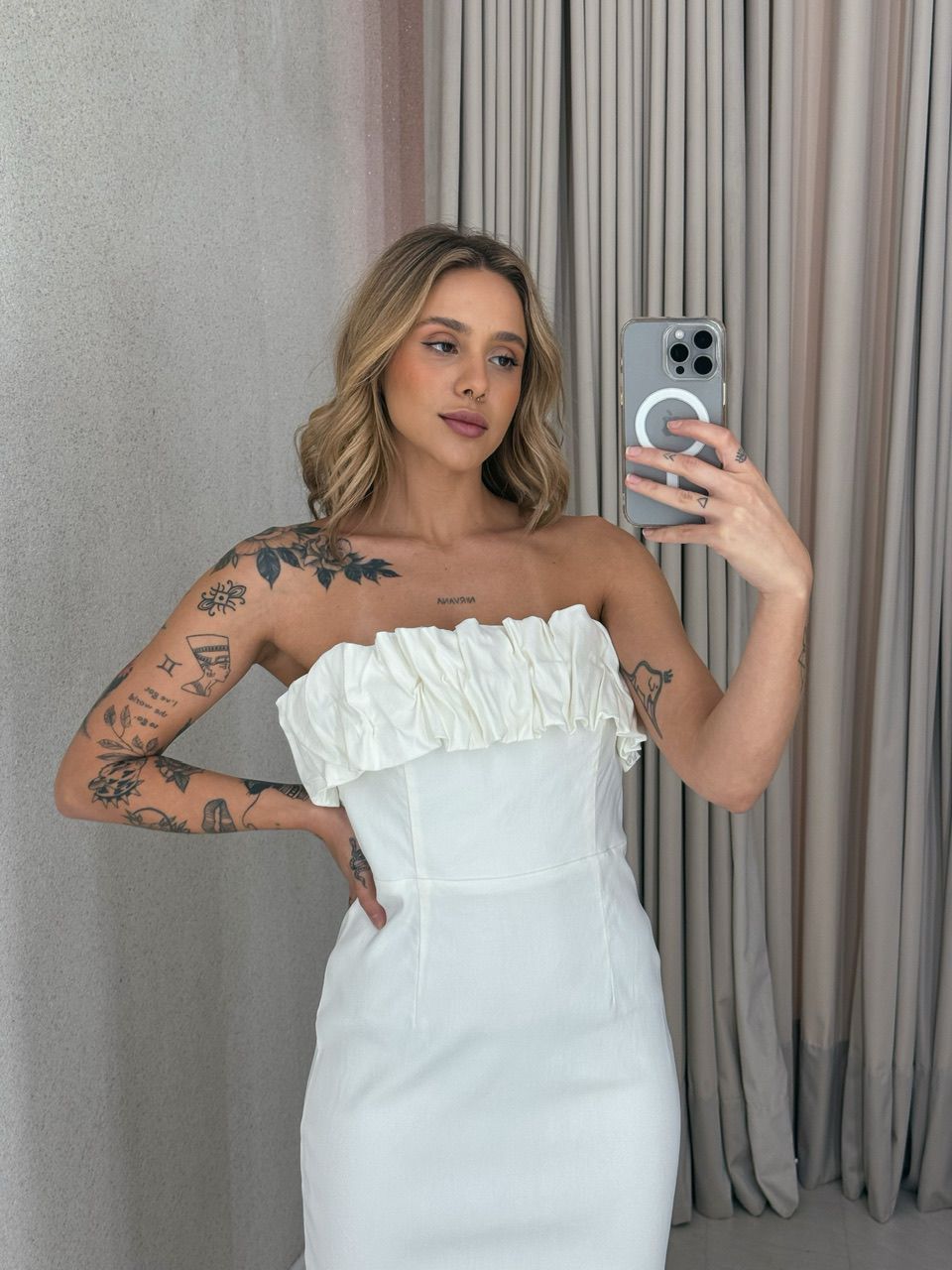 VESTIDO ELZA TOMARA QUE CAIA OFF