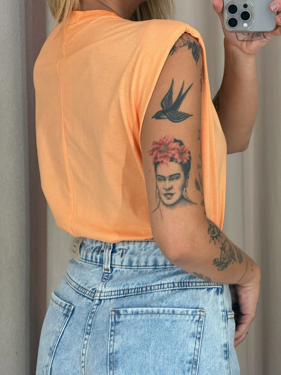 BLUSA CAMILE MUSCLE Laranja