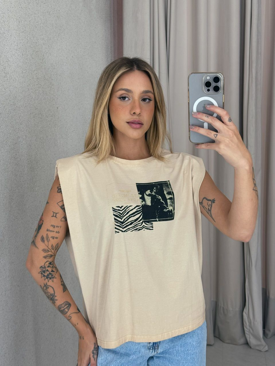 BLUSA CAMILE MUSCLE Nude