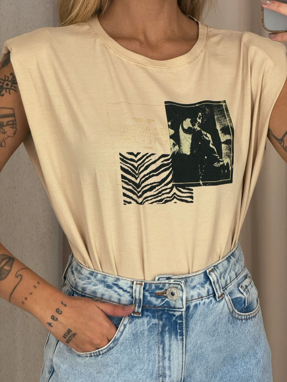 BLUSA CAMILE MUSCLE Nude