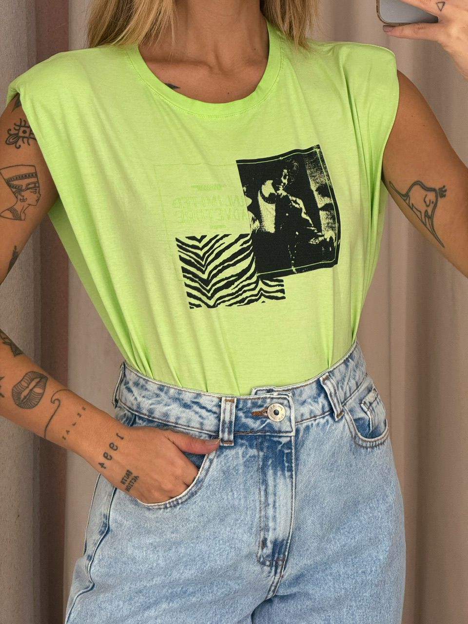 BLUSA CAMILE MUSCLE verde