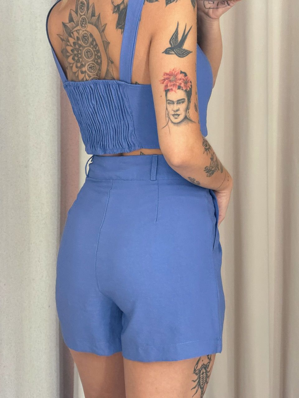 CONJUNTO MAGALI TOP azul