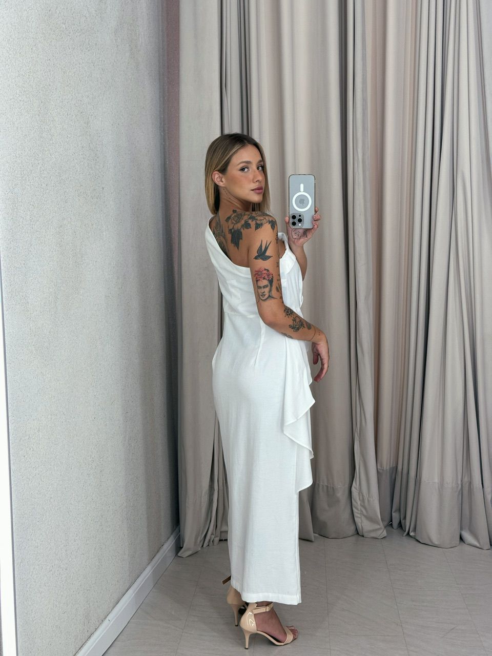 VESTIDO SILVANA NULA MANGA OFF