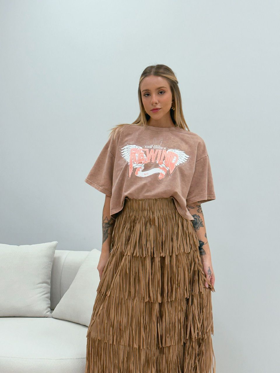 T-SHIRT REWIND NUDE