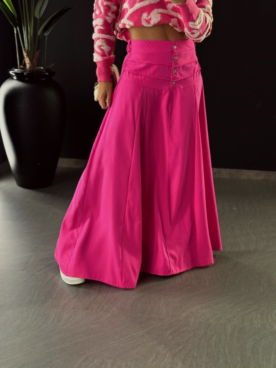 SAIA JOSI LONGA ALFAIATARIA PINK - 0050360037 - CAROLLA FERRARO