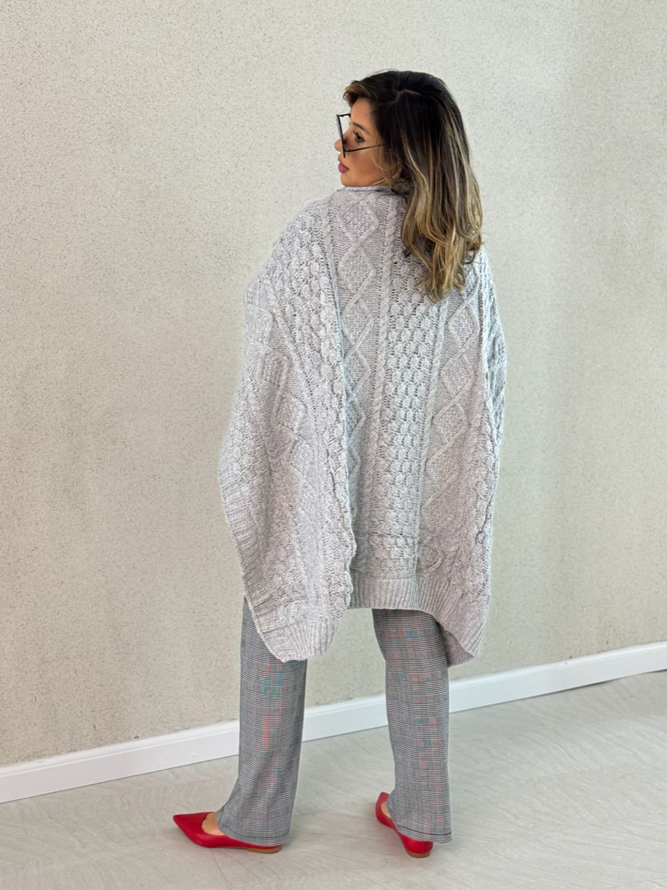 SOBRETUDO LYLY TRICOT MESCLA