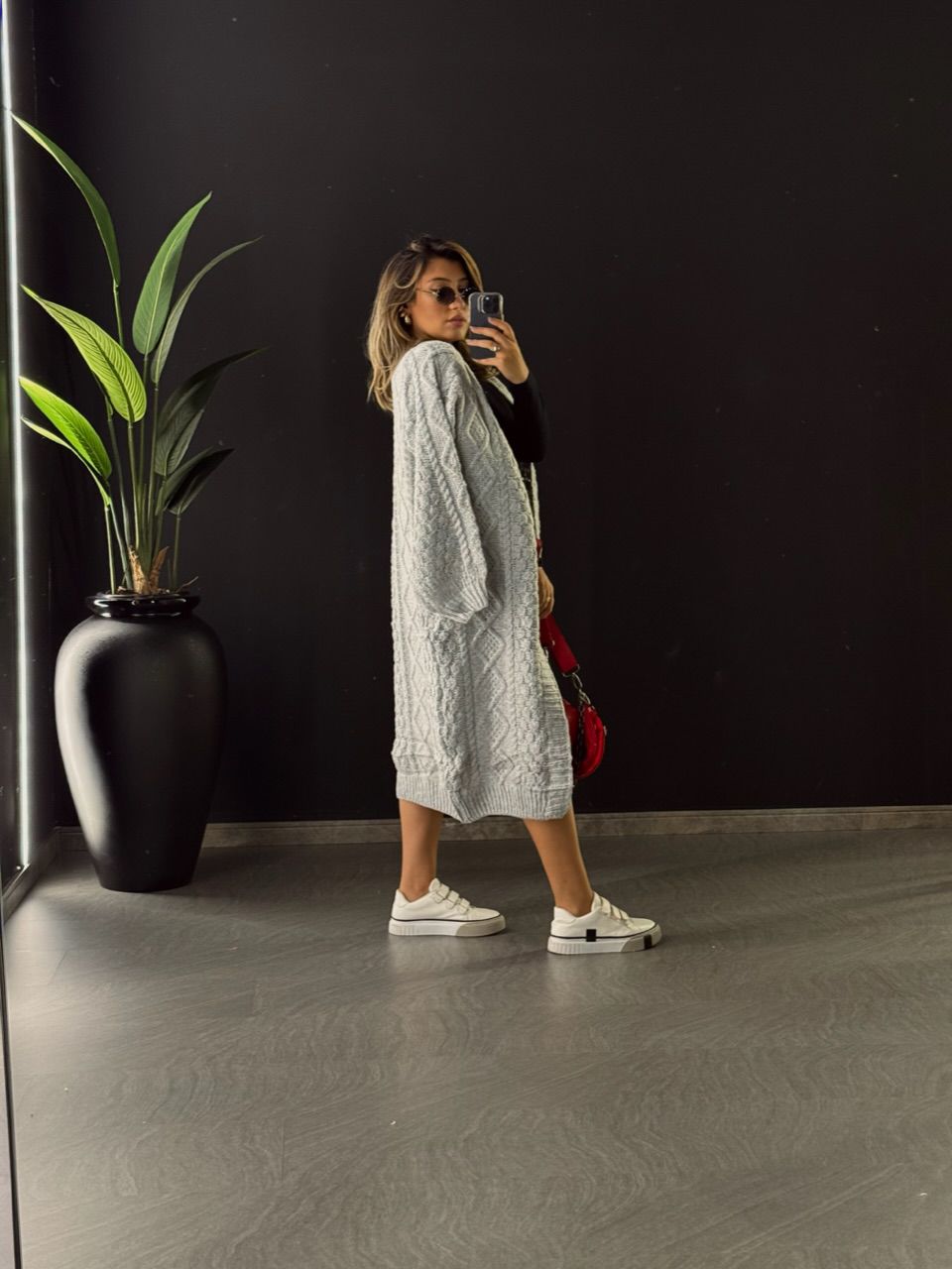 SOBRETUDO LYLY TRICOT MESCLA