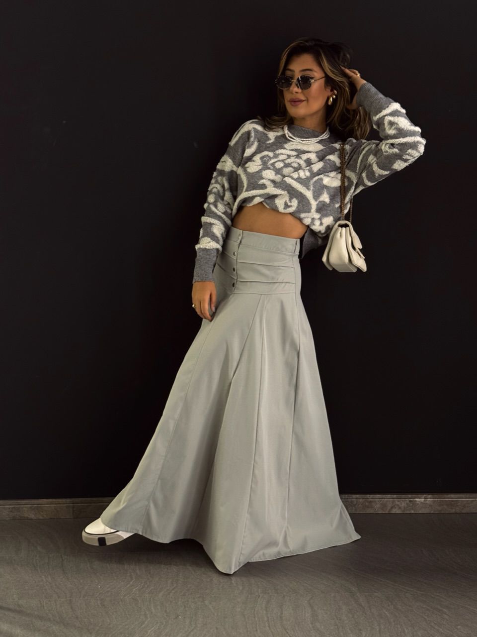 TRICOT PRISCILA CINZA