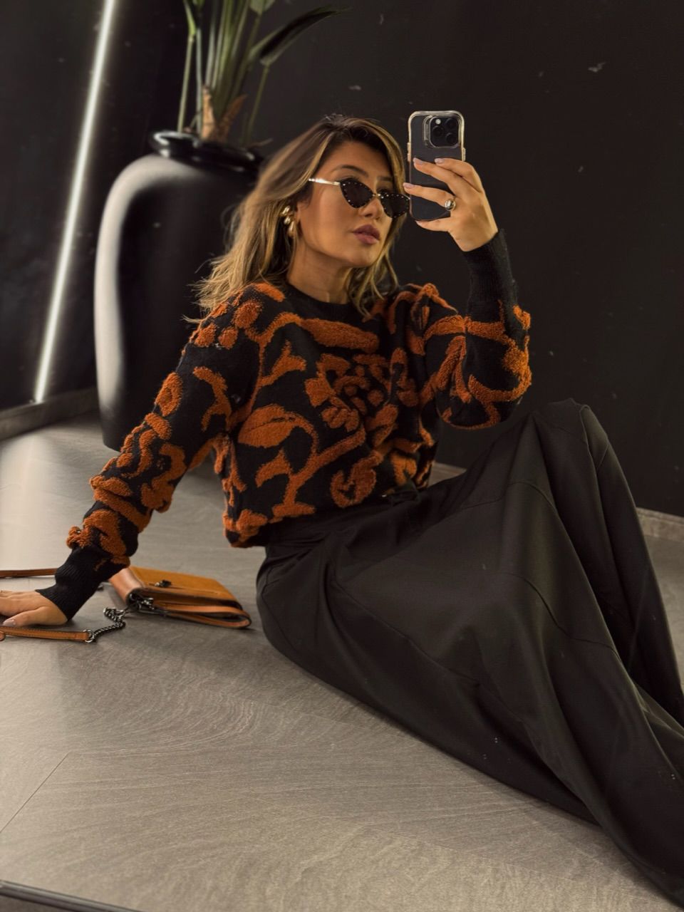 TRICOT PRISCILA PRETO - 0050370032 - CAROLLA FERRARO