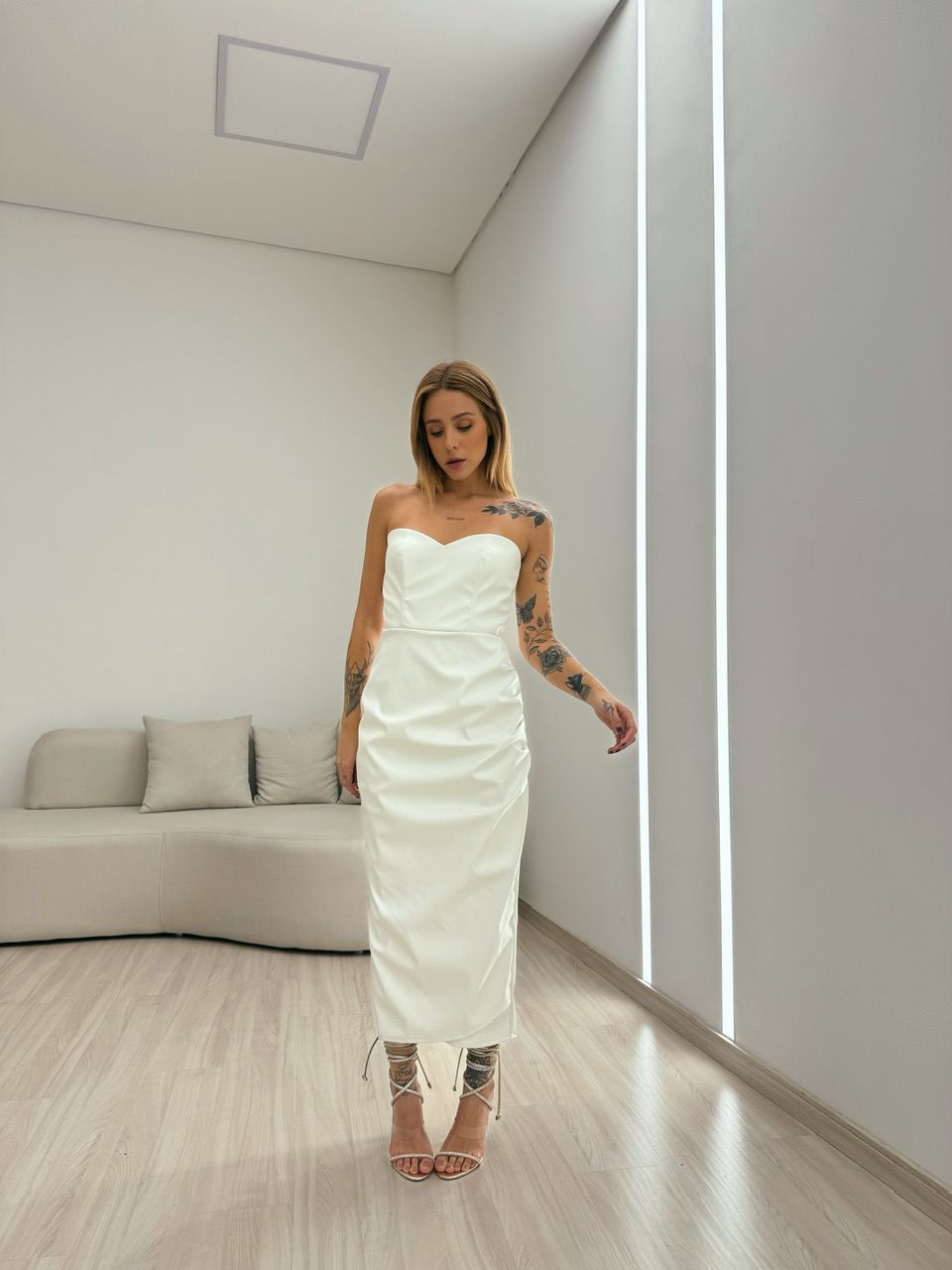 VESTIDO CF COURINO MIDI OFF
