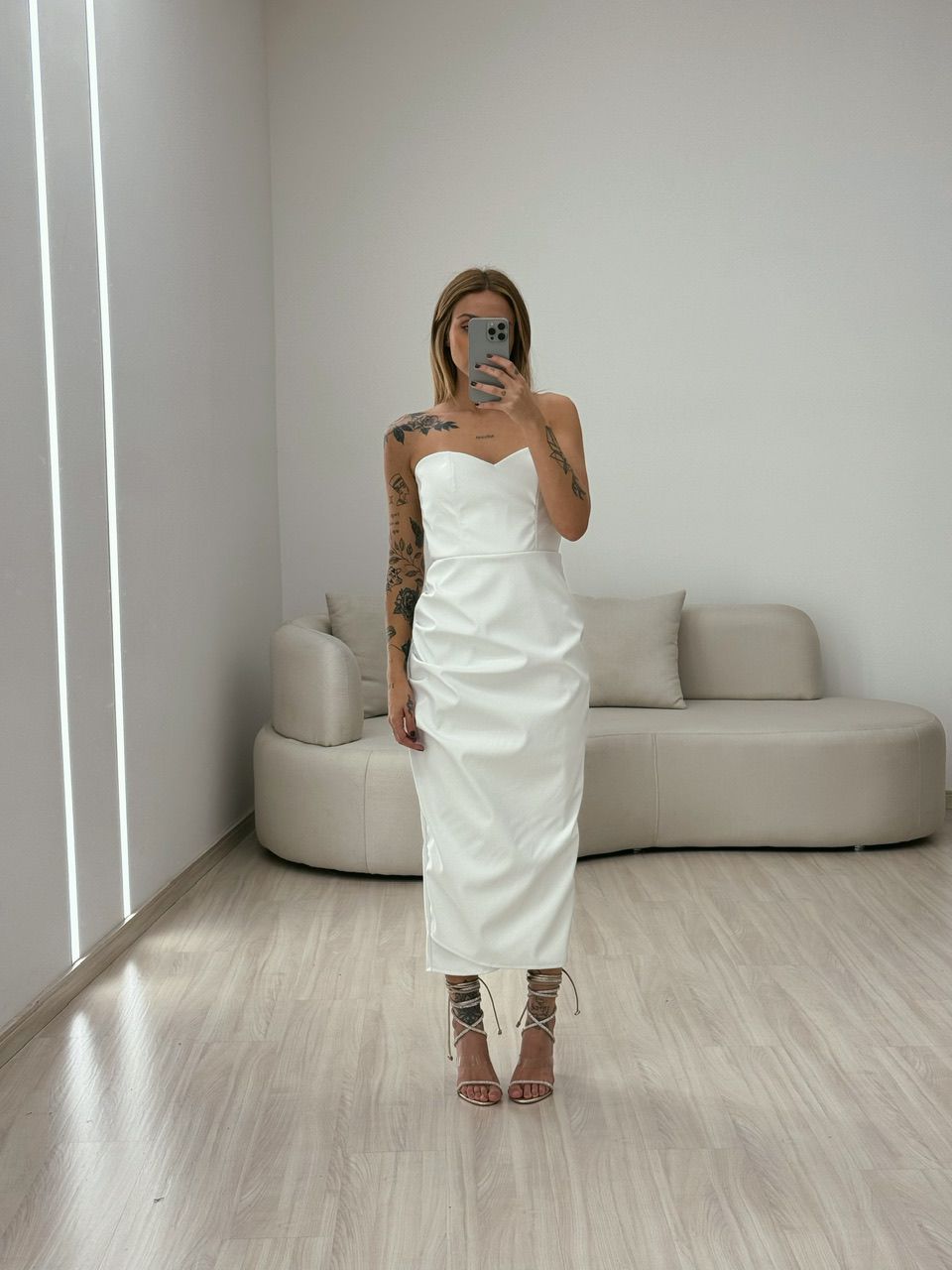 VESTIDO CF COURINO MIDI OFF