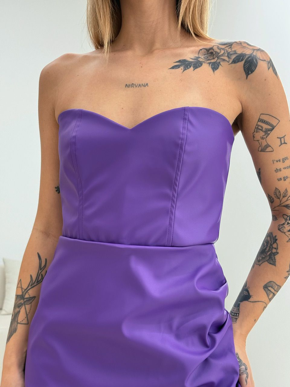 VESTIDO CF COURINO MIDI ROXO