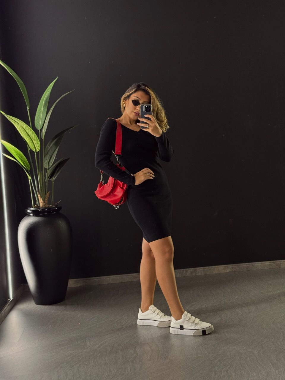 VESTIDO VALEN TRICOT PRETO