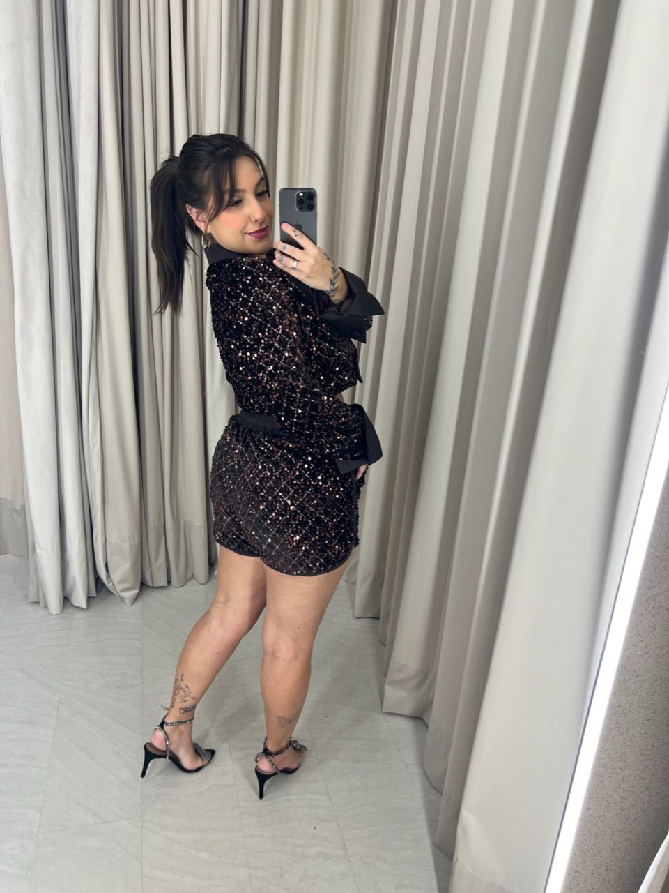 CONJUNTO DAIANA PAETÊ MARROM
