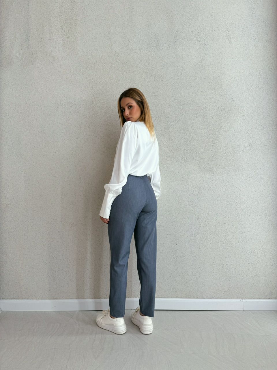 CALÇA LUNA ALFAIATARIA CINZA