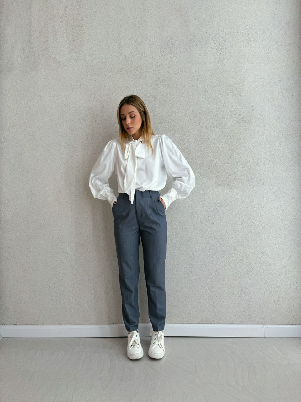 CALÇA LUNA ALFAIATARIA CINZA