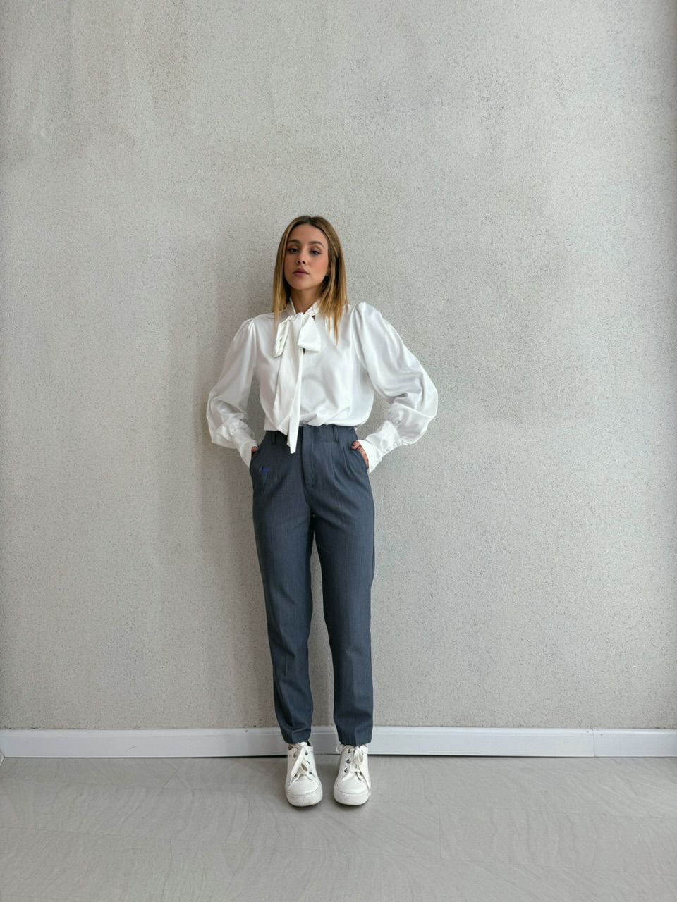CALÇA LUNA ALFAIATARIA CINZA
