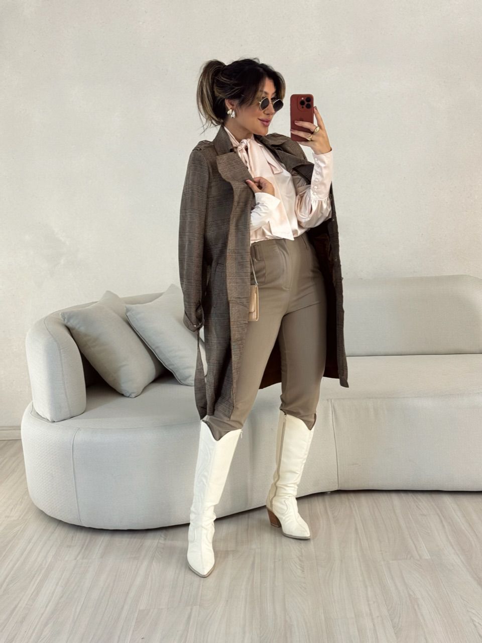 CALÇA LUNA ALFAIATARIA MARROM