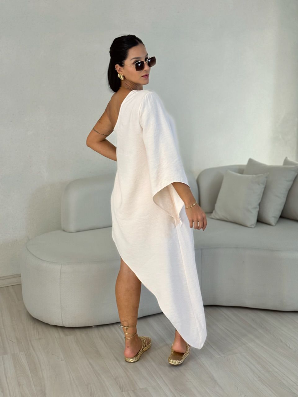 CONJUNTO CATARINA ASSIMÉTRICO AREIA