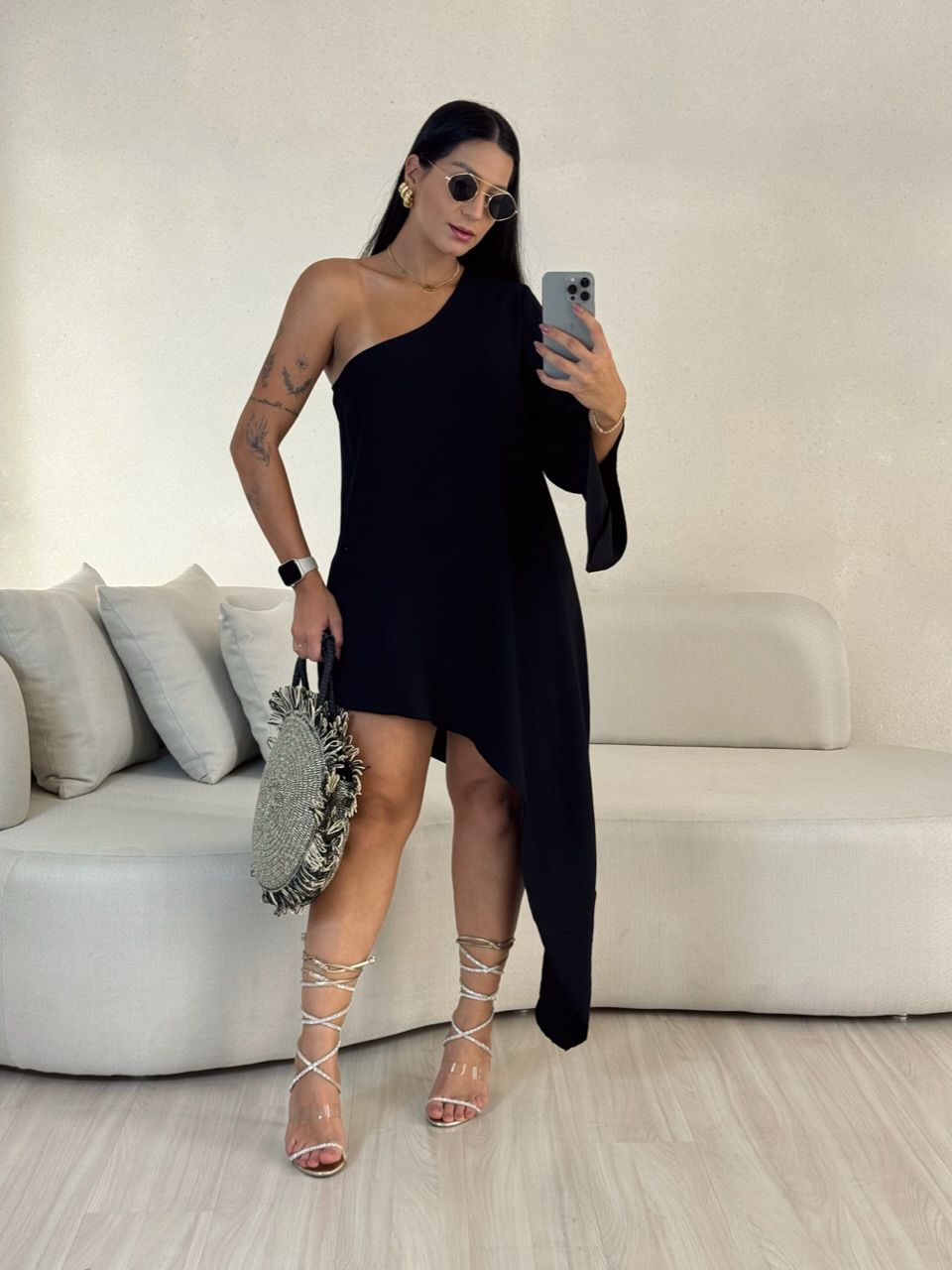 CONJUNTO CATARINA ASSIMÉTRICO PRETO