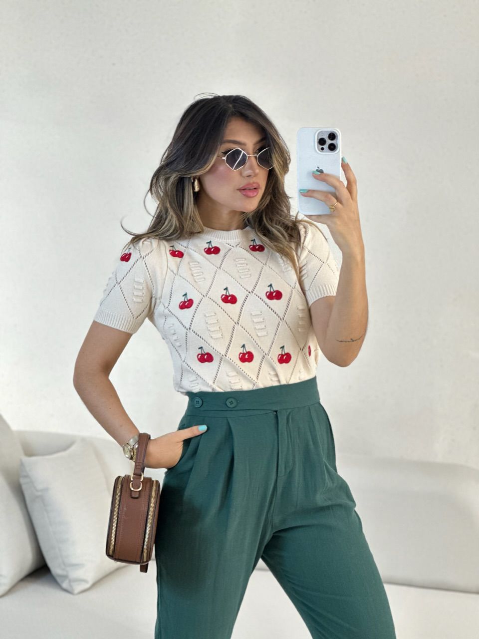BLUSA CEREJA TRICOT NUDE