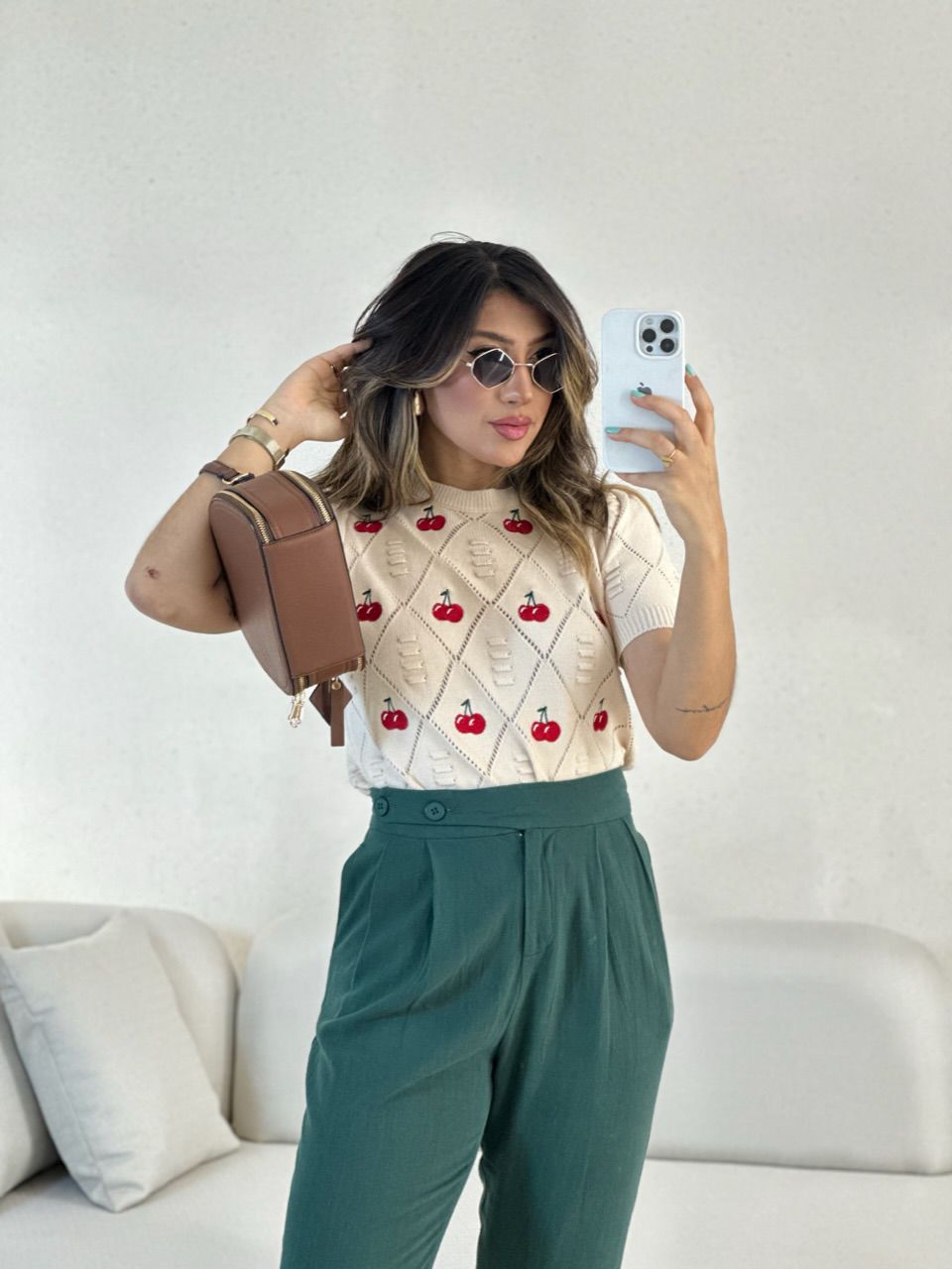 BLUSA CEREJA TRICOT NUDE