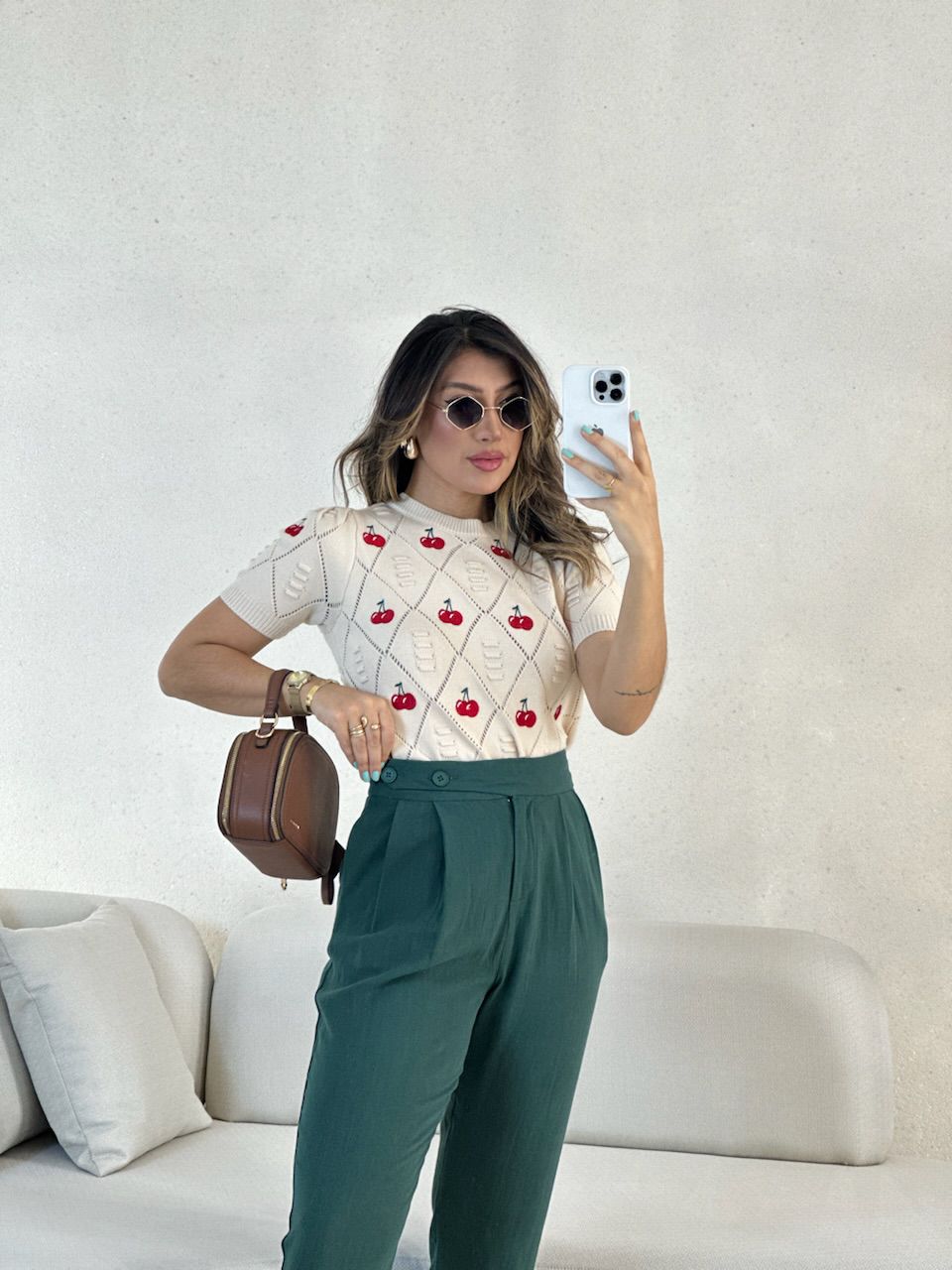 BLUSA CEREJA TRICOT NUDE