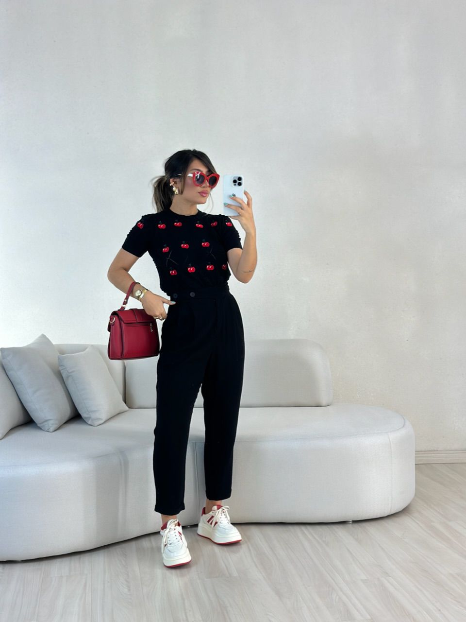 CALÇA MAYARA LINHO Preta