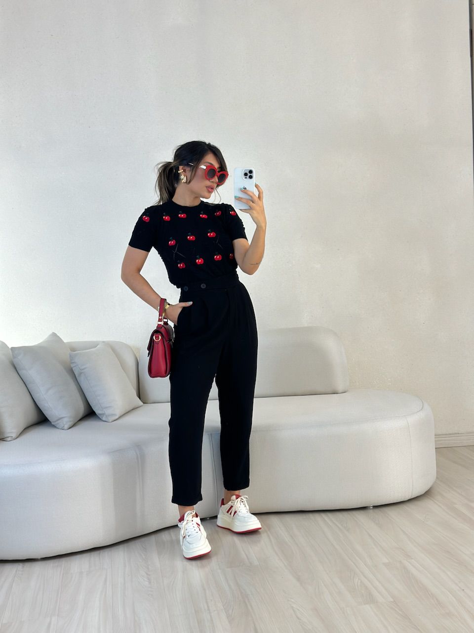 CALÇA MAYARA LINHO Preta